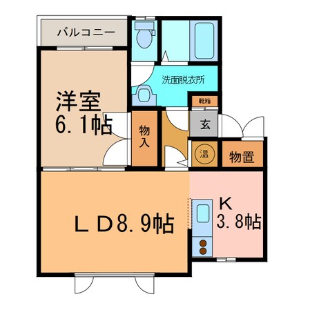 Ｓａｌｌａ白樺の物件間取画像